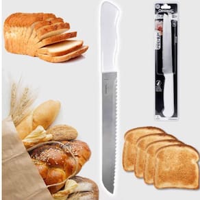 Faca de Pão e Bolo em Aço Inox 6`` 27,4cm 75g Polipropileno