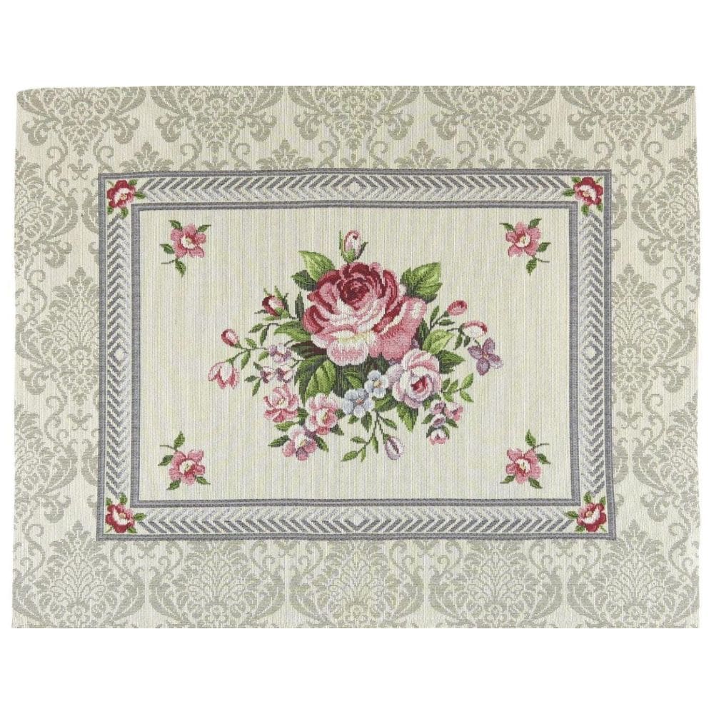 Lugar Americano Damask Bege