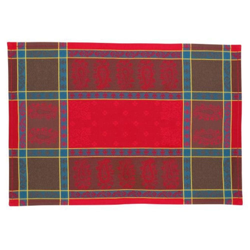 Kit De 2 Pc. Jogo Americano Paisley 47X35Cm