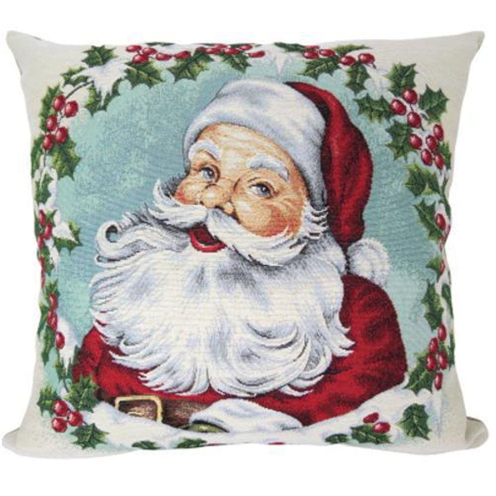 Capa De Almofada Papai Noel 45x45cm