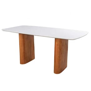 Mesa De Jantar Flora Tampo Vidro Laqueado 180x100cm Facilita Decor