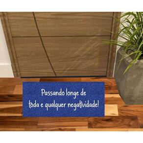 Tapete Vinil Passando Longe Da Negatividade! 70X30 Decoração