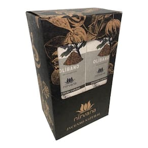 Incenso Nirvana Natural Olíbano 12 Caixas Com 9 Varetas