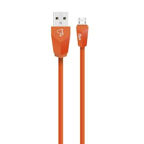 Cabo para carregador Micro USB 1,8m Laranjado -  ELG