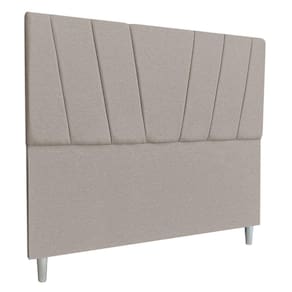 Cabeceira King 1,95m Italia Linho Cappuccino - Pallazio