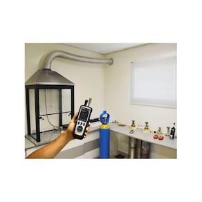 Contador Partículas Digital Temperatura Umidade Ar 6 Canais Ponto Orvalho Bulbo Câmera Usb Sd Alarme Cpt-100 Portátil