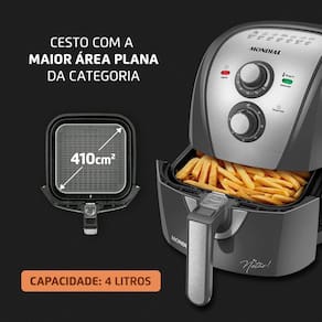 Fritadeira Sem Óleo Air Fryer 4L  By Netão, Mondial- AFN-NT-01