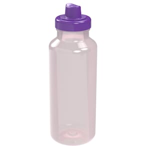 Garrafa fitness rosa 600ml Plasutil ref. 16844