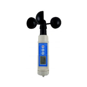Termo Higrômetro Digital Anemômetro Velocidade Barômetro Temperatura Umidade Thab-500 Portátil Instrutherm Com Estojo