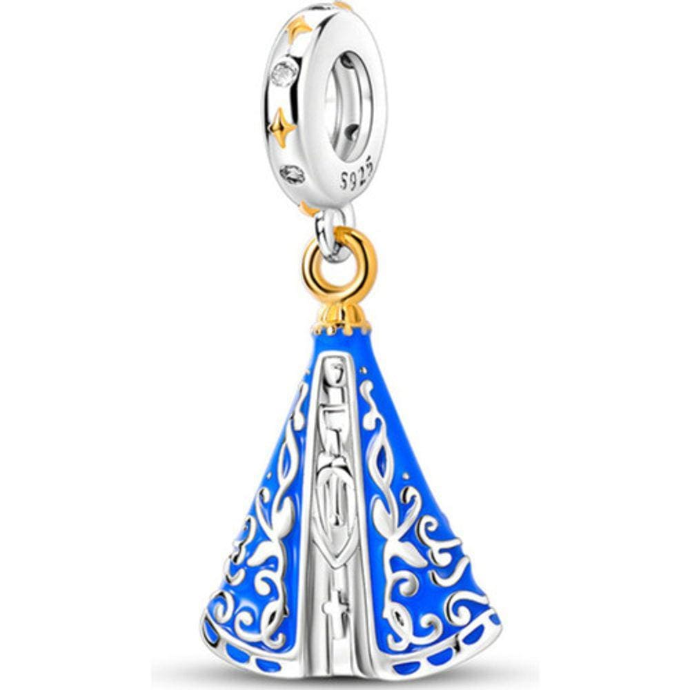 Berloque Pingente Nossa Senhora Prata 925 