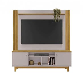 Home Para TV 65 Polegadas Bálsamo Ripado Pés MDF Usinados JCM Movelaria