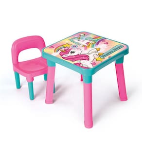 Mesinha Infantil C/ Cadeira Unicornio - Monte Líbano