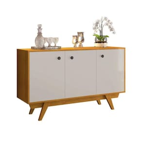 Buffet Harmonia 3 Portas Pés Madeira Maciça JCM Movelaria