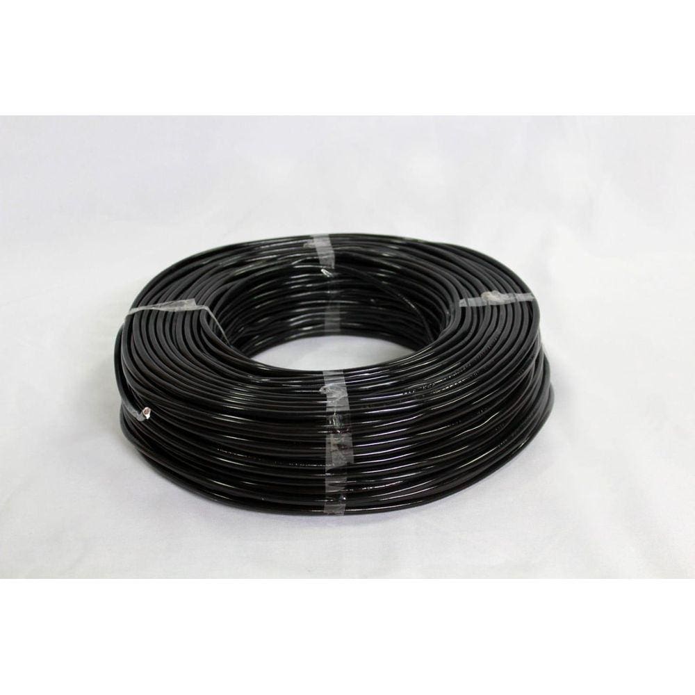Fio Cabo Flexível 4 Mm 30 Metros Preto