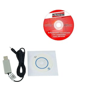 Kit Cabo Comunicação Software Dados Usb Driver Utilizado Diversos Equipamentos Instrutherm