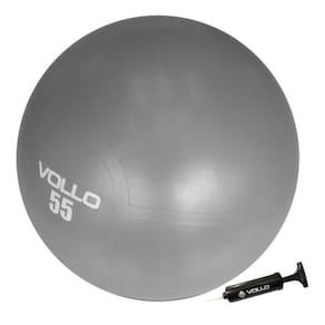 Bola Suíça De Ginástica Pilates 55cm Vollo - Acompanha Bomba