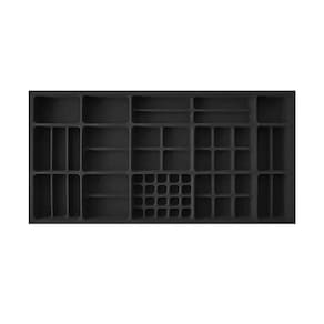 Porta Joias (L 914mm C 453mm A 45mm) PJ11 Preto Moldplast