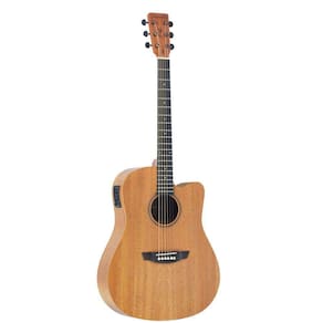 Violão Eletroacústico Strinberg Fs4d Forest Folk Aço Mogno Color