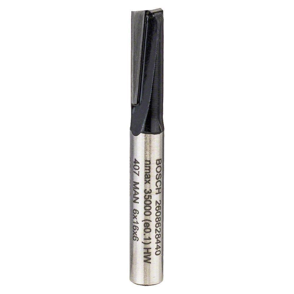 Fresa Reta Paralela Corte 6.35Mm X Haste 6Mm Bosch