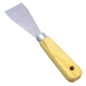 Espátula Betumadeira de Chapa Laminada Com Cabo em Madeira 4 CM - Starfer 02011018
