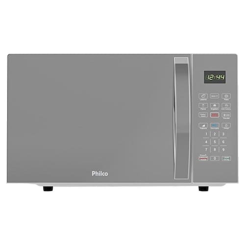 Micro-Ondas Philco 25L PMO28S | Porta Espelhada, Prata - 220V