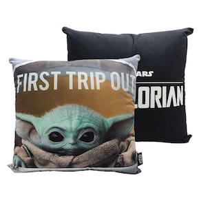 Almofada Baby Yoda The Mandalorian 40x40cm Oficial Star Wars