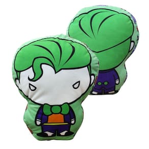 Almofada 3D Coringa Aveludada Antialérgica Oficial DC Comics
