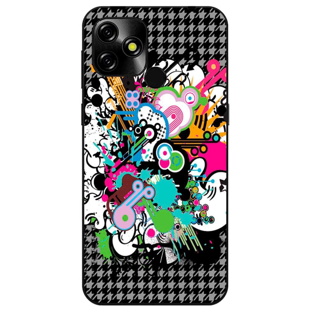 Capa Adesivo Skin022 Verso Para Blu B3 2024