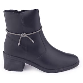 Bota Feminina Ramarim 24-59102 lisa salto bloco 7cm