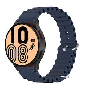 Pulseira Silicone Ondulada Para Smartwatch Galaxy Watch4 44