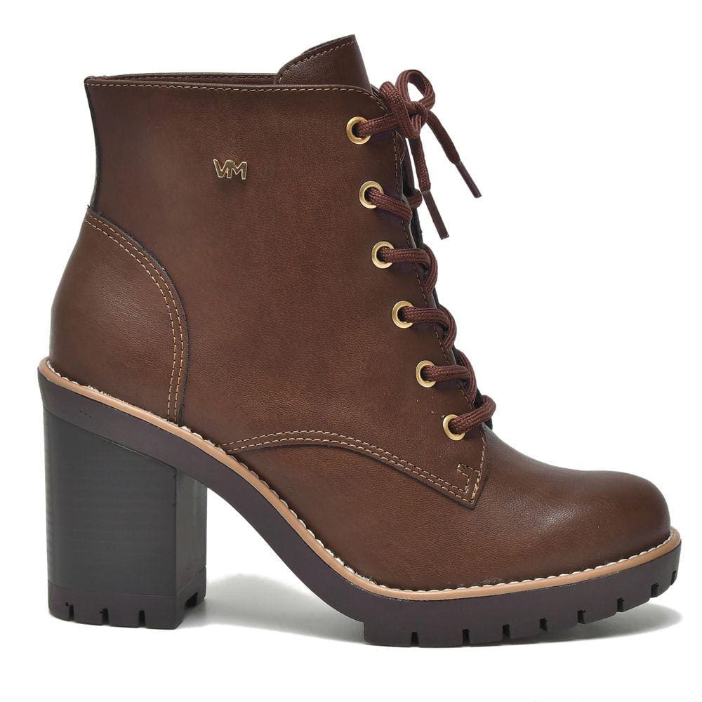 Bota Coturno Salto Bloco Via Marte Cano Curto Feminino 006-001