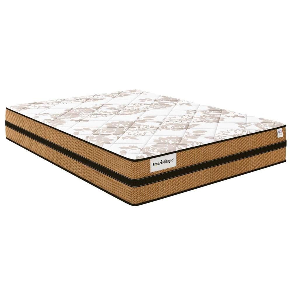 Colchão Queen Molas MasterPocket Ensacadas   Smart Milano Euro Pillow (158x198x25) - Plumatex