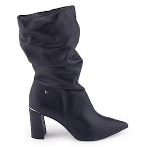 Bota feminina Tanara T8372 Balmy salto alto 9cm couro