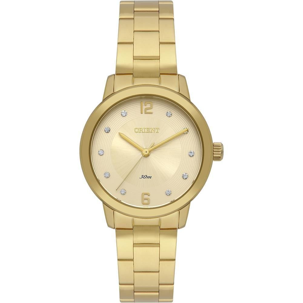 Relógio Orient Feminino Ref: Fgss0226 C2kx Casual Dourado