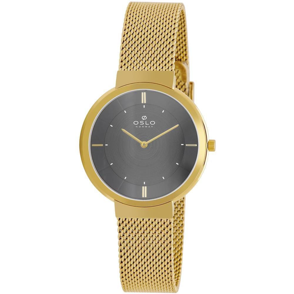 Relógio Oslo Feminino Ref: Ofgsss9t0029 G1kx Slim Dourado