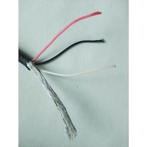 Cabo Manga Flexível Preto 4 Vias - 24 Awg 50 Metros