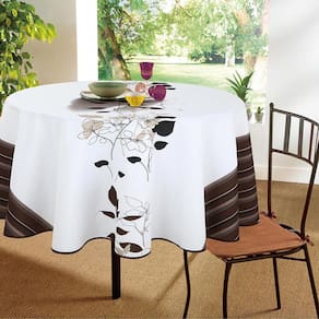 Toalha de Mesa Impermeável 4 Lugares Vizapi Roma 160Cm Multicolorido