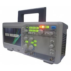 Osciloscópio Digital 2 Canais Largura Banda 300MHz Taxa Amostragem 1GSa/s Usb Software Od-290 Portátil Instrutherm