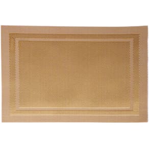 Jogo Americano Retangular Vizapi 28x43cm Flórida Dourado