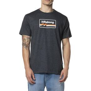 Camiseta Billabong Walled IV WT24 Cinza Escuro Mescla