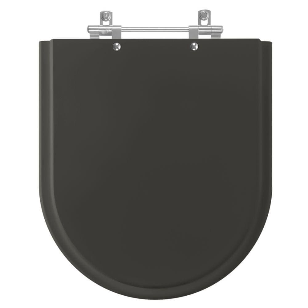 Tampa de Vaso Sanitario Smart Noir (Preto Fosco) Para Bacia Celite