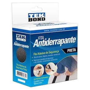 Fita Adesiva Antiderrapante Tekbond 50mm x 5m Preta