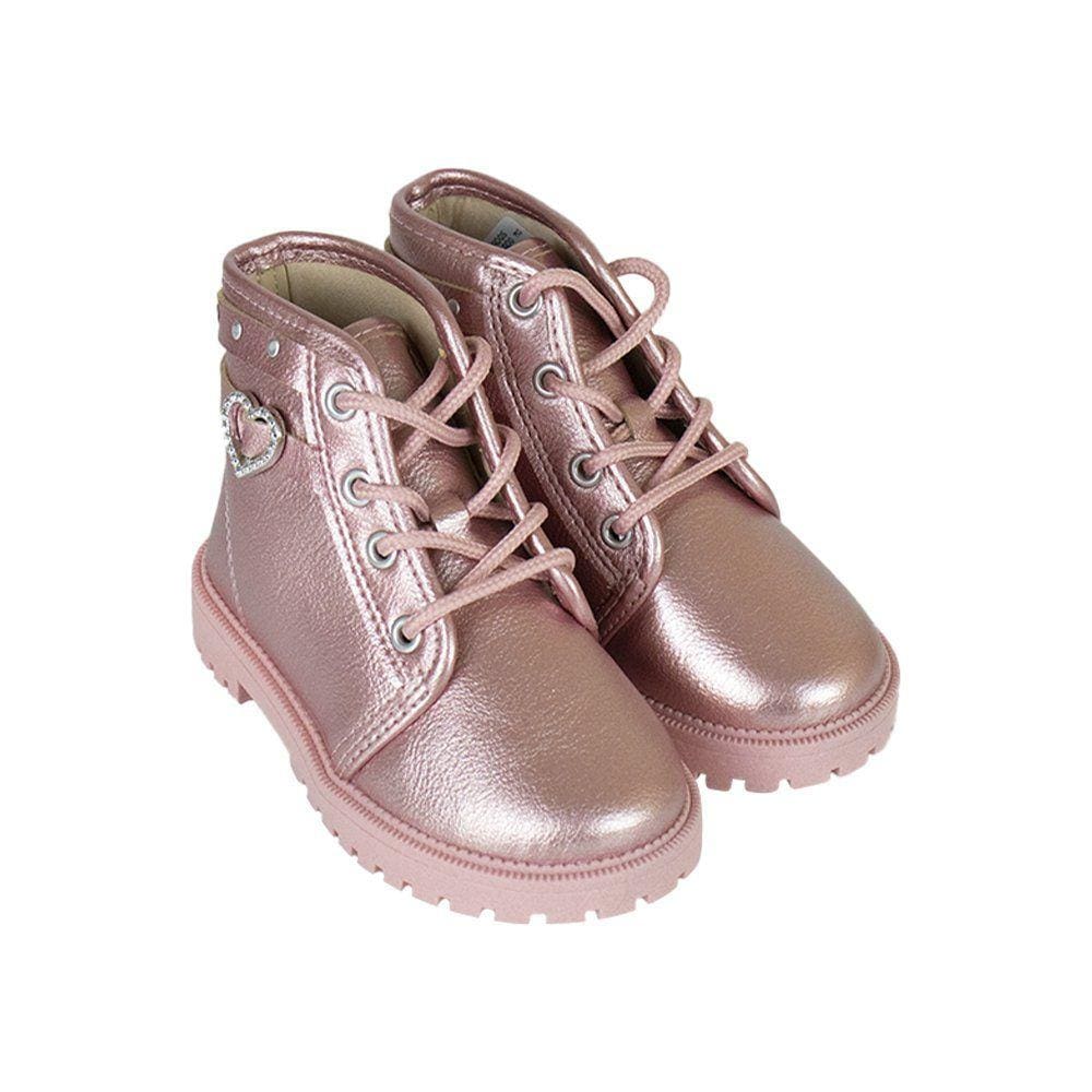 Coturno Molekinha Malibu Heart Infantil Feminino