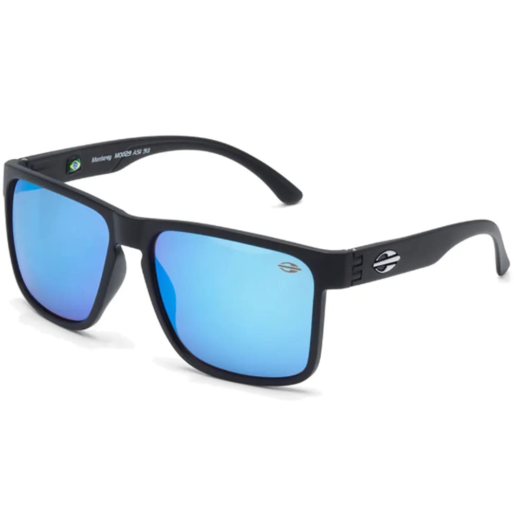 Óculos de sol Mormaii modelo Monterey lente azul espelhado M0029A1497