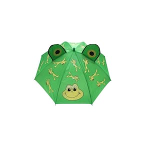 Guarda-Chuva Infantil Bichinhos Automatico Apito Verde2