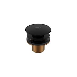 Válvula Para Lavatório Deca Luxo 1601.bl.mt Black Matte