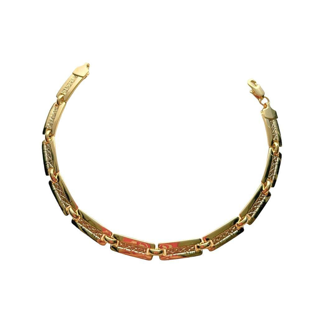 Pulseira Masculina - Banhada em Ouro 18k
