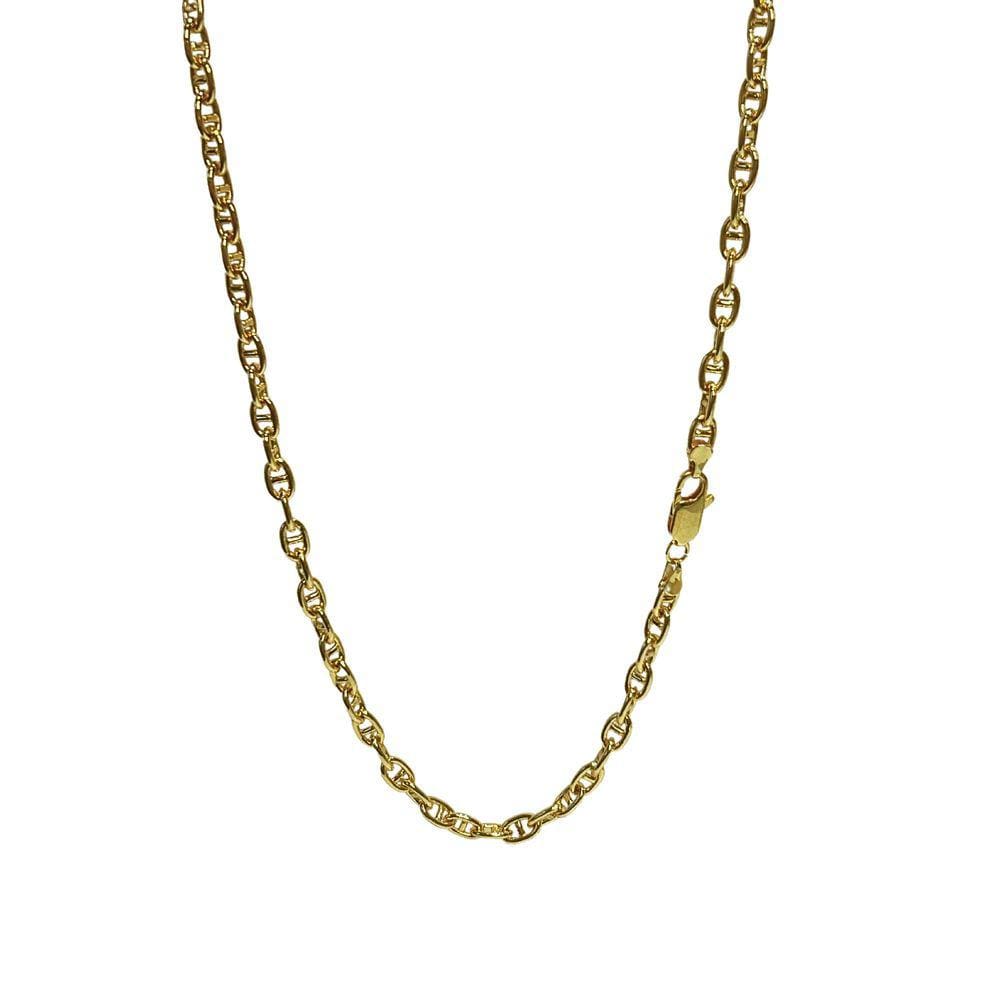 Corrente Masculina Elos - Banhada em Ouro 18k