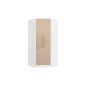 Guarda-Roupa Canto 2 Pts Kappesberg Adapt Branco/Macadâmia