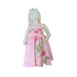 Vestido Festa Infantil Verão Petit Cherie Rosa Luxo